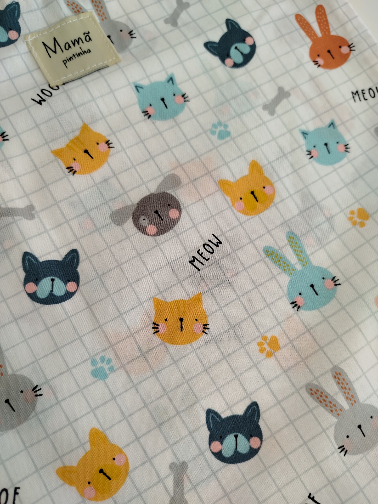 Saco de roupa | primeira roupinha | woof woof